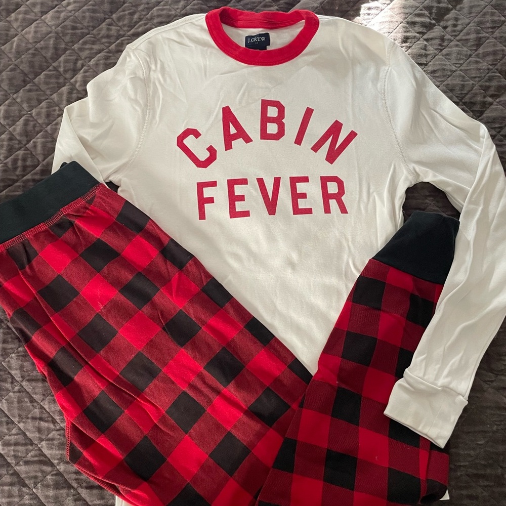 J. Crew Kids Pajama Set - Red and White Plaid